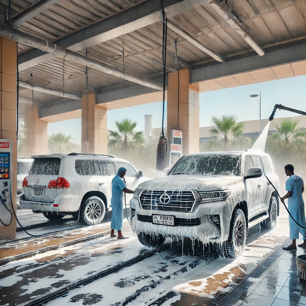 SUV car wash